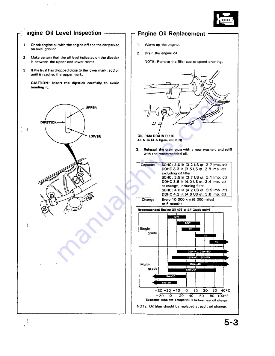 Honda 1988 Civic Coupe CRX Shop Manual Download Page 49