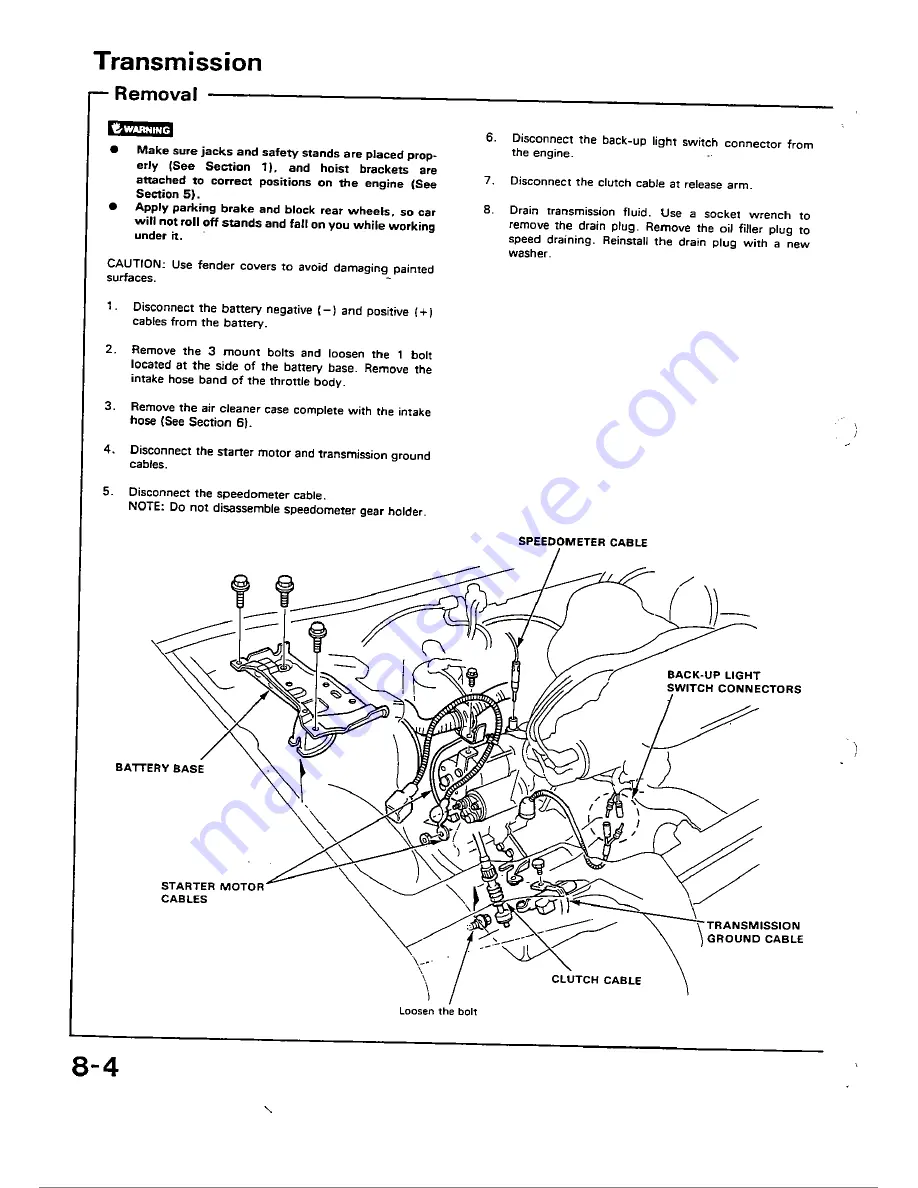 Honda 1988 Civic Coupe CRX Shop Manual Download Page 224