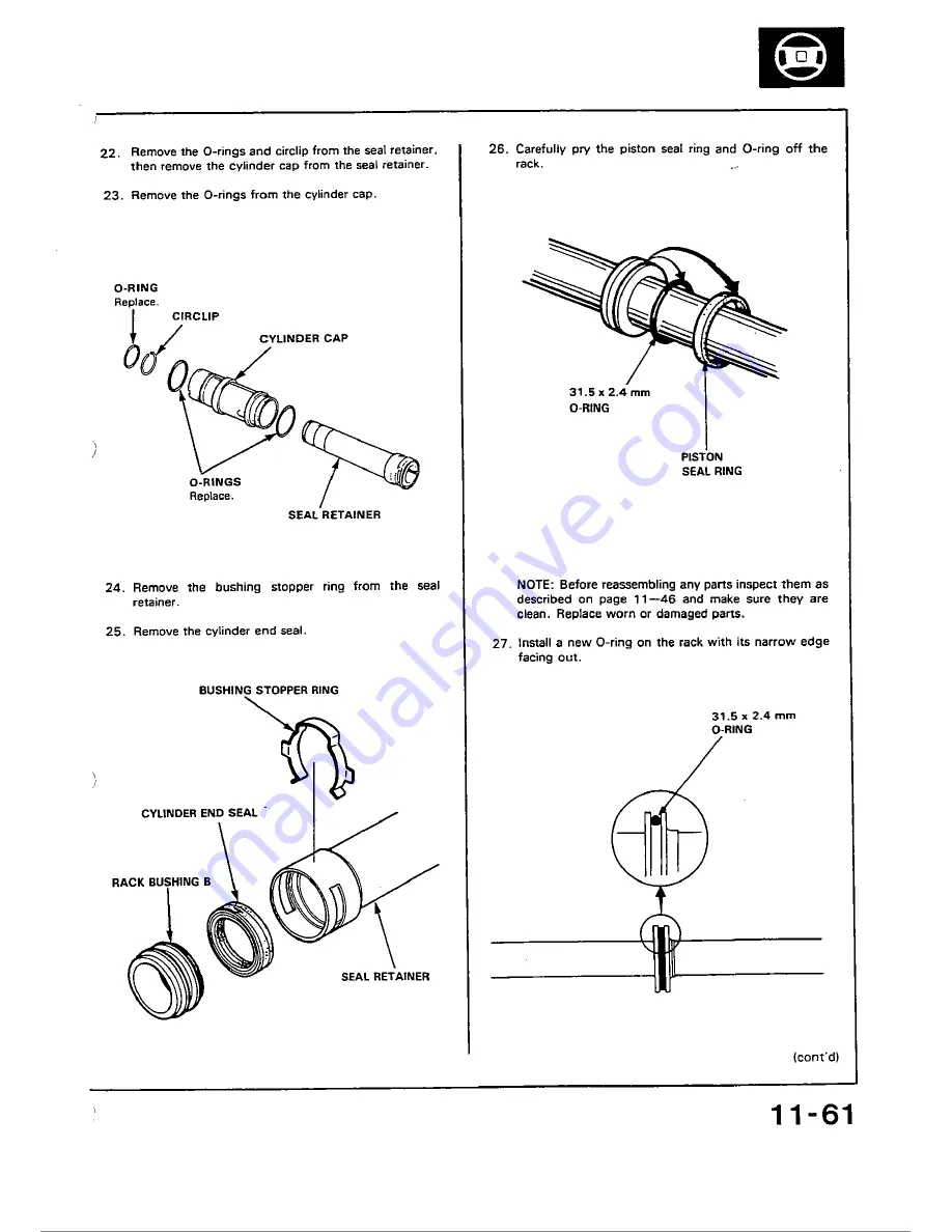 Honda 1988 Civic Coupe CRX Shop Manual Download Page 297