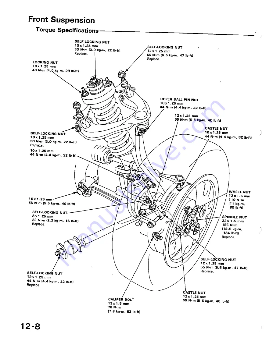 Honda 1988 Civic Coupe CRX Shop Manual Download Page 316