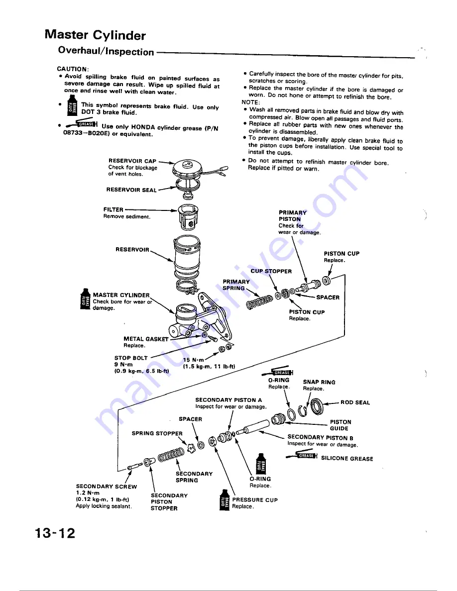 Honda 1988 Civic Coupe CRX Shop Manual Download Page 346