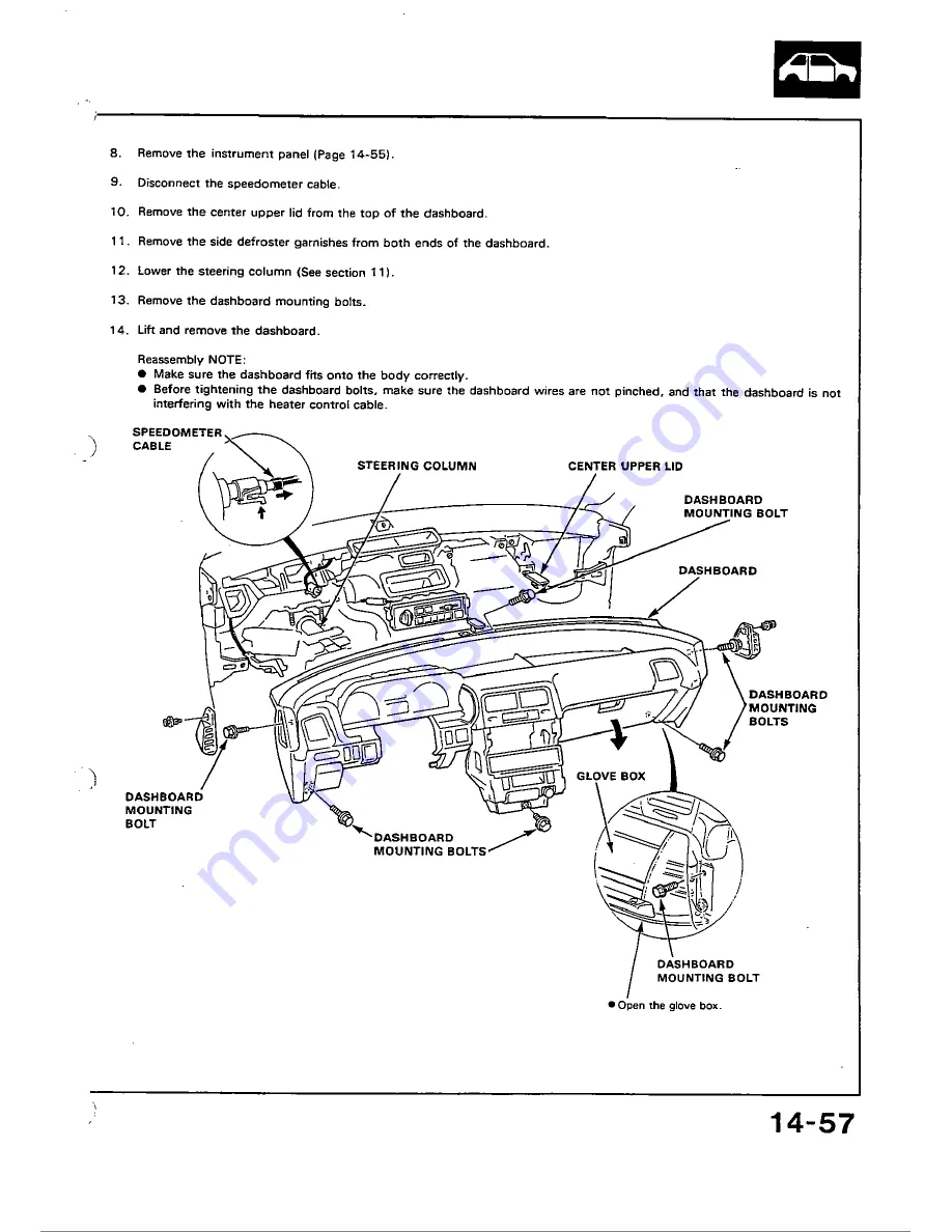 Honda 1988 Civic Coupe CRX Shop Manual Download Page 429