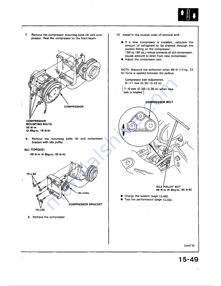 Honda 1988 Civic Coupe CRX Shop Manual Download Page 489