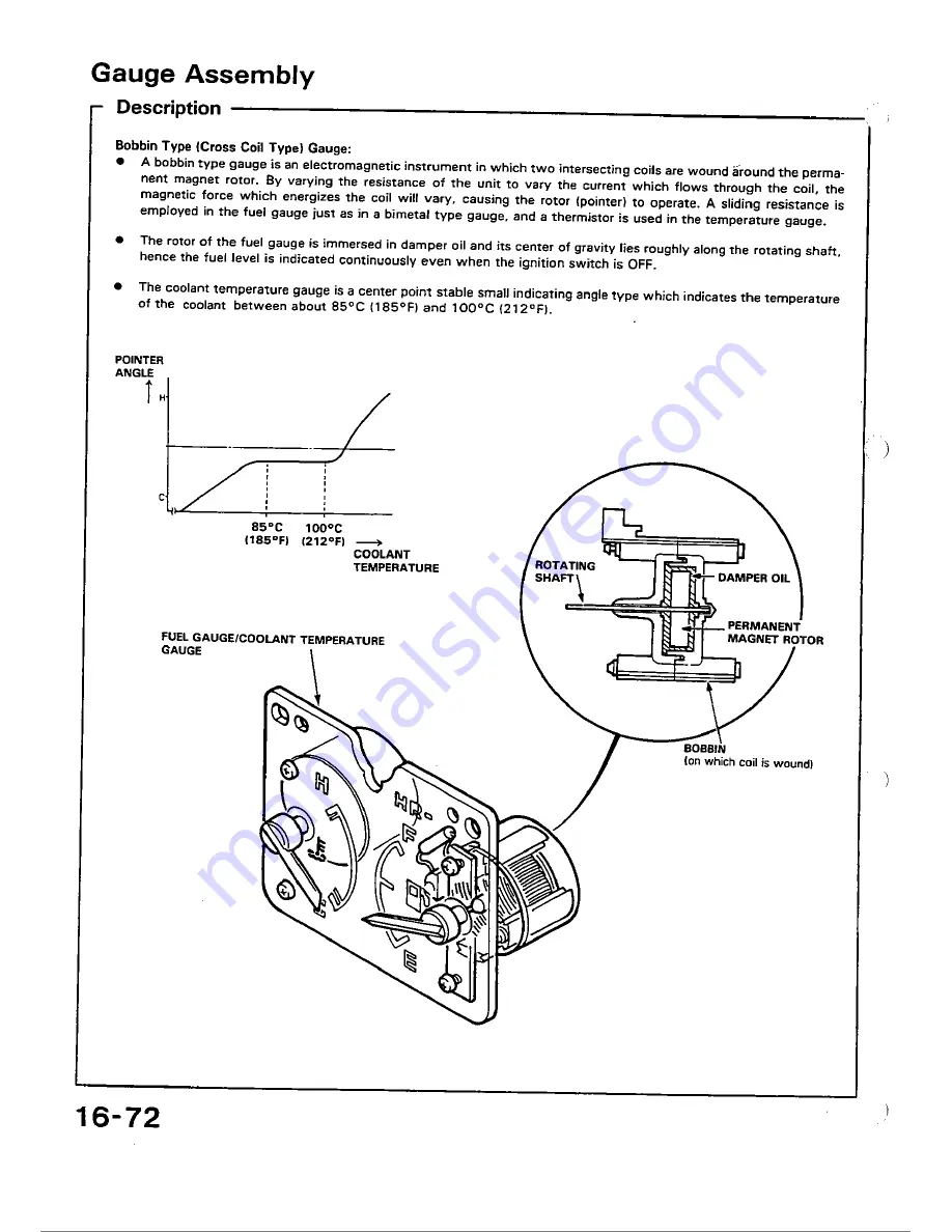 Honda 1988 Civic Coupe CRX Shop Manual Download Page 574