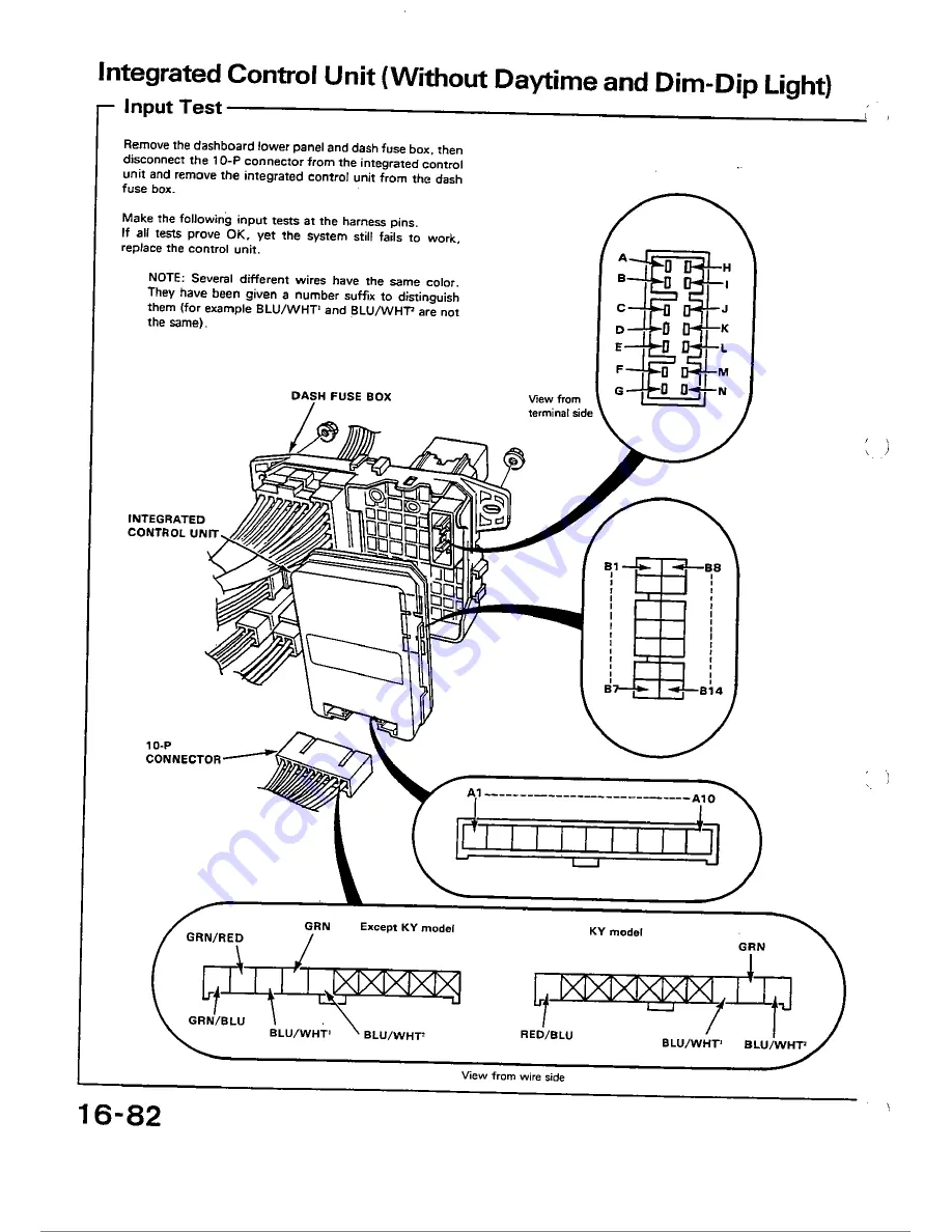 Honda 1988 Civic Coupe CRX Shop Manual Download Page 584