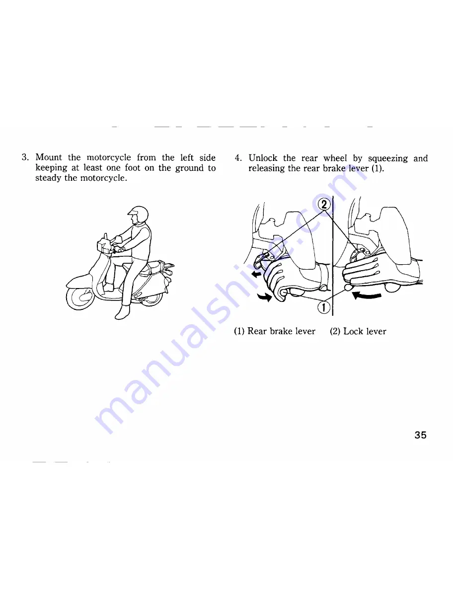 Honda 1988 NH80 Owner'S Manual Download Page 43