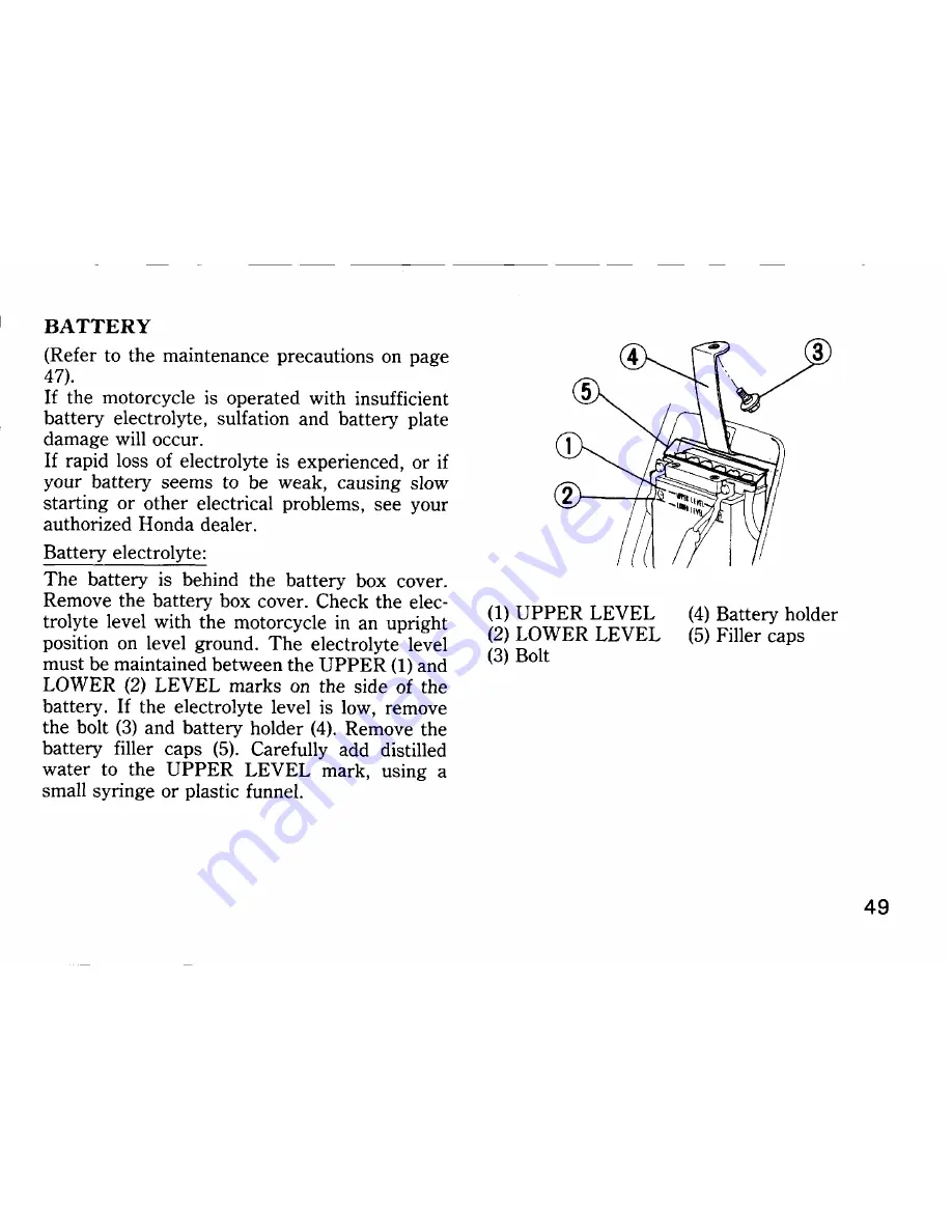 Honda 1988 NH80 Owner'S Manual Download Page 57