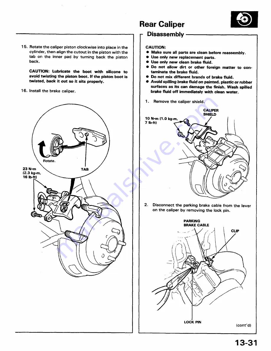 Honda 1988 Prelude Series Owner'S Manual Download Page 581