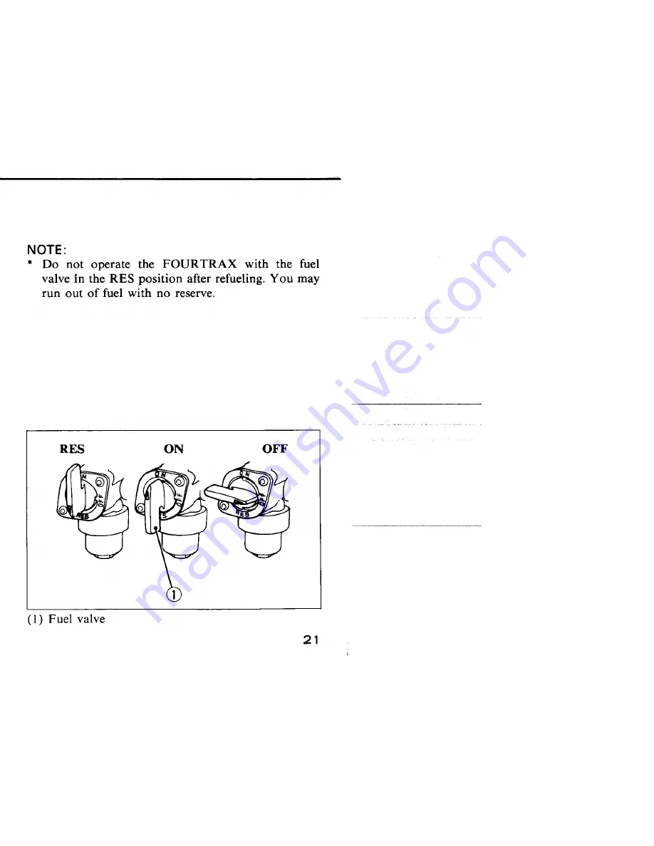 Honda 1988 TRX 300 FW Owner'S Manual Download Page 26