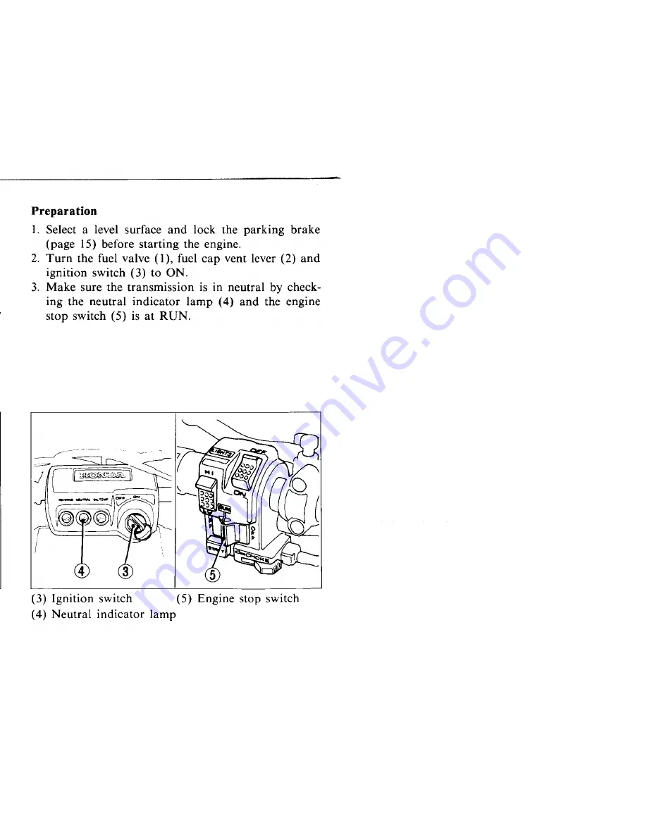 Honda 1988 TRX 300 FW Owner'S Manual Download Page 35