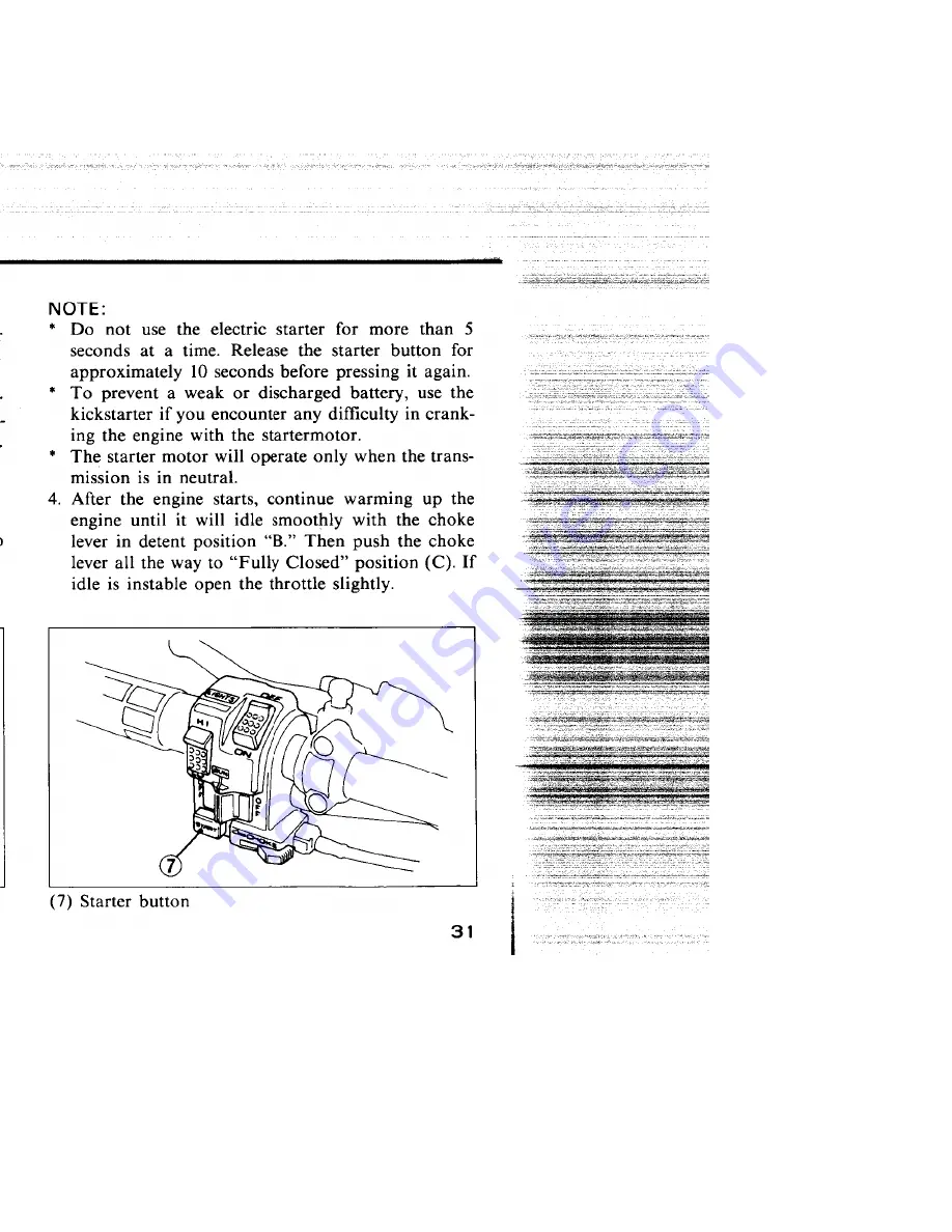 Honda 1988 TRX 300 FW Owner'S Manual Download Page 36