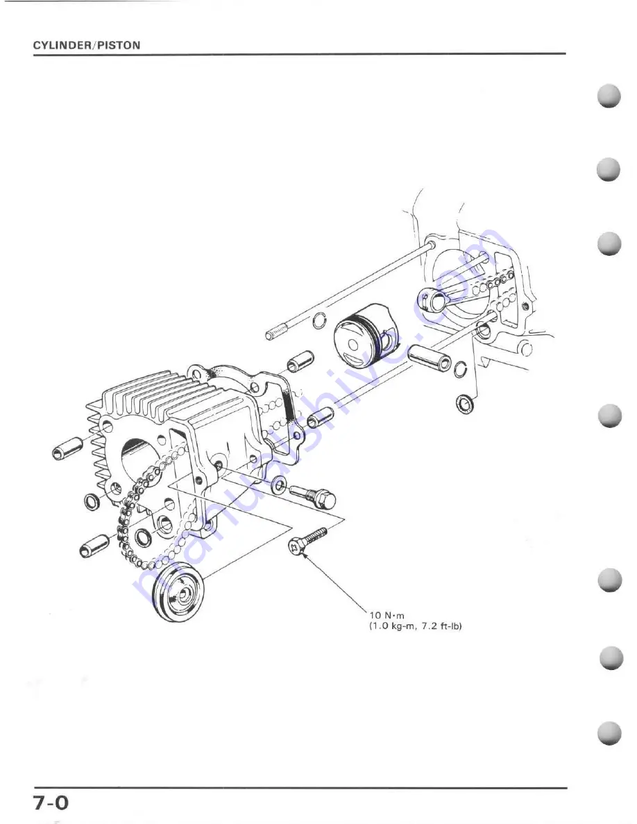 Honda 1988 Z50R Service Manual Download Page 65