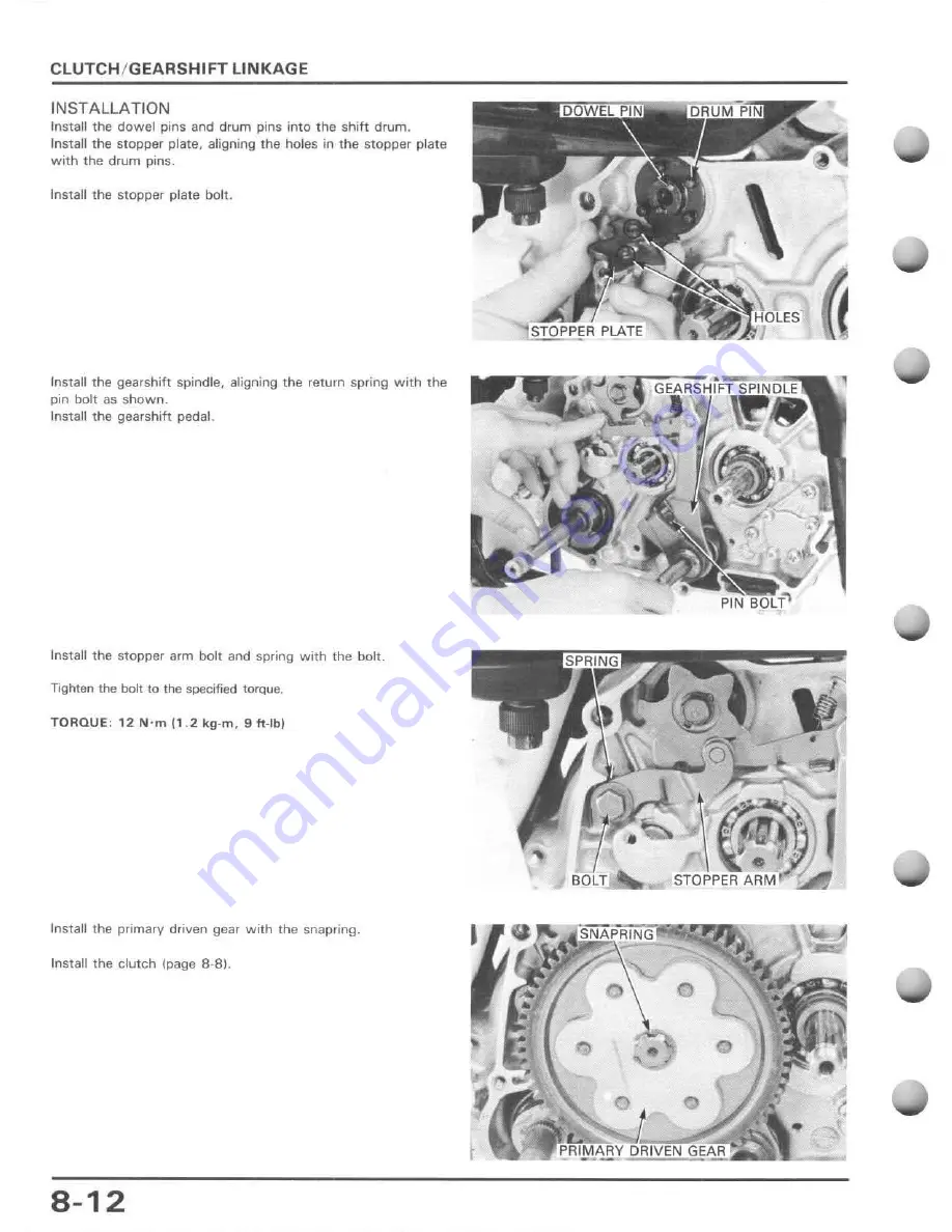 Honda 1988 Z50R Service Manual Download Page 84