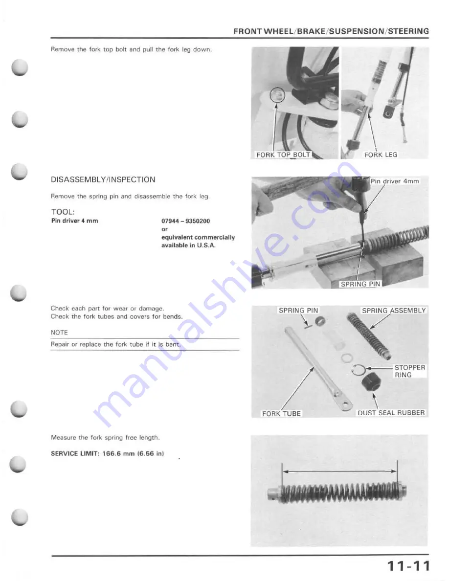 Honda 1988 Z50R Service Manual Download Page 116