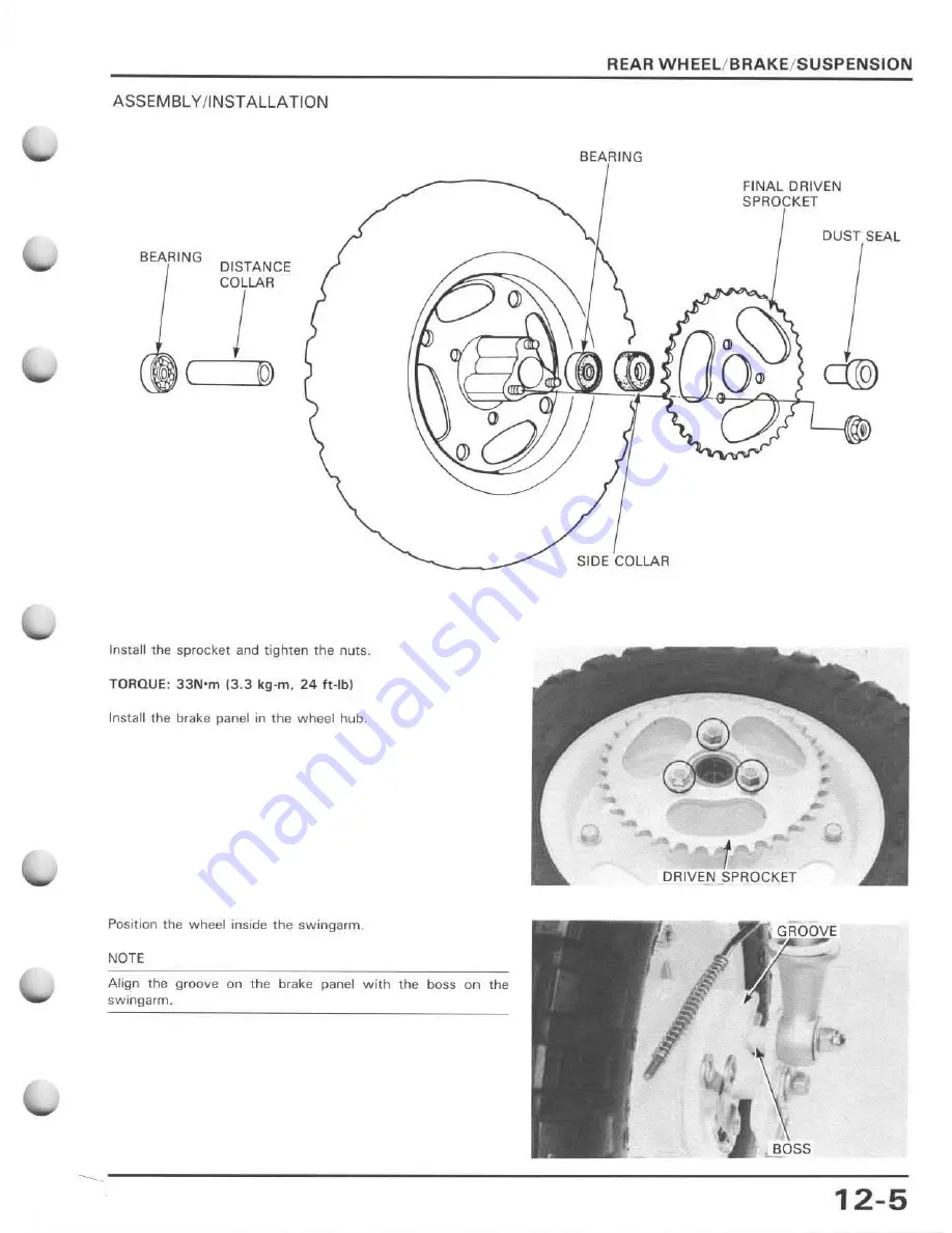 Honda 1988 Z50R Service Manual Download Page 127