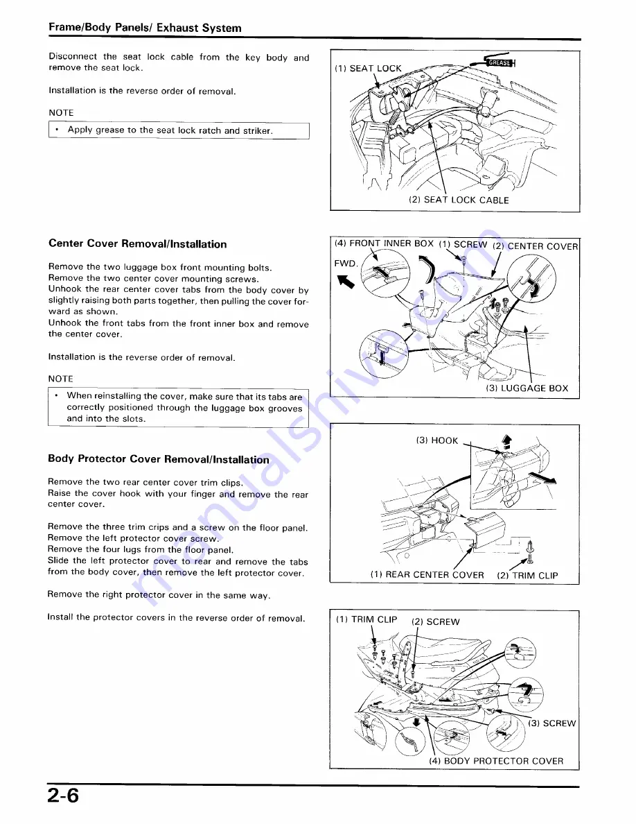 Honda 1989 Elite CH250 Скачать руководство пользователя страница 30