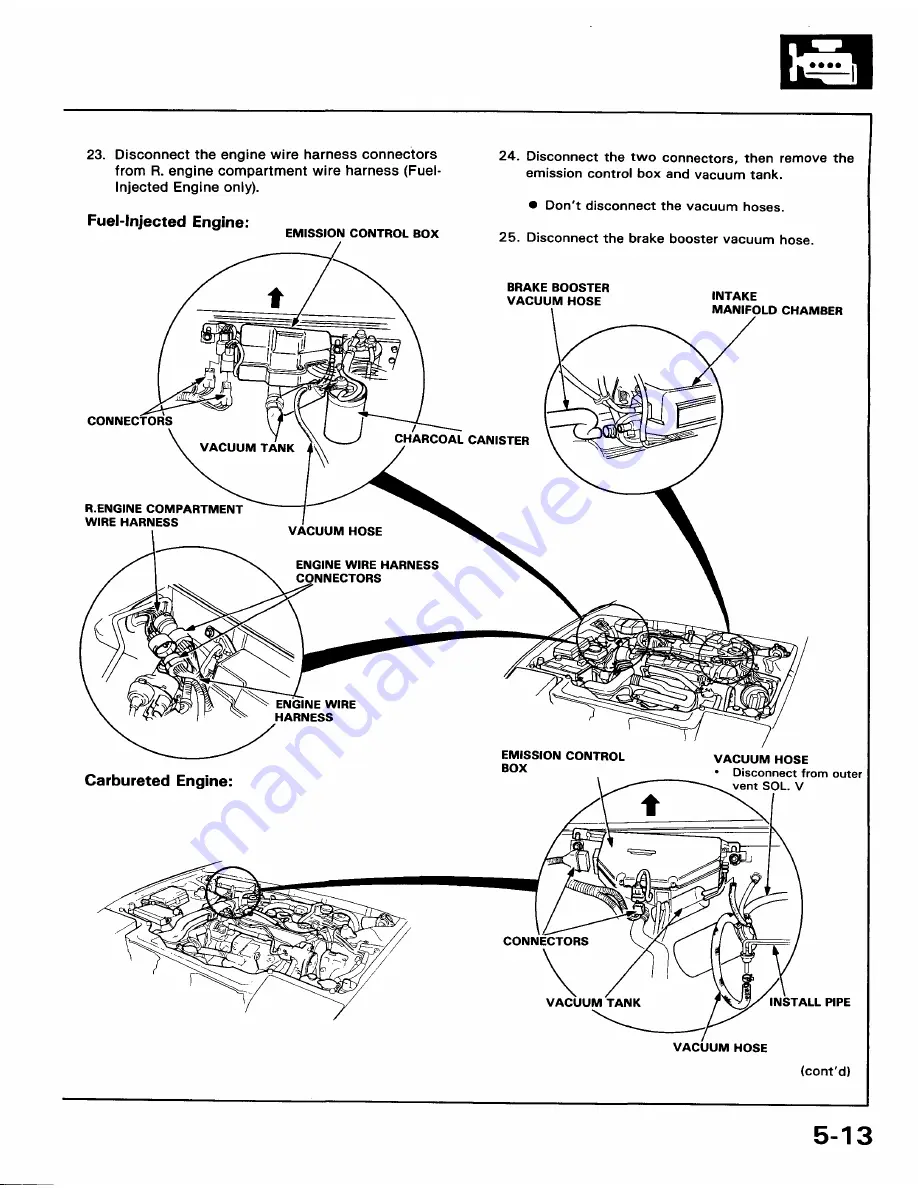 Honda 1989 Prelude Service Manual Download Page 62