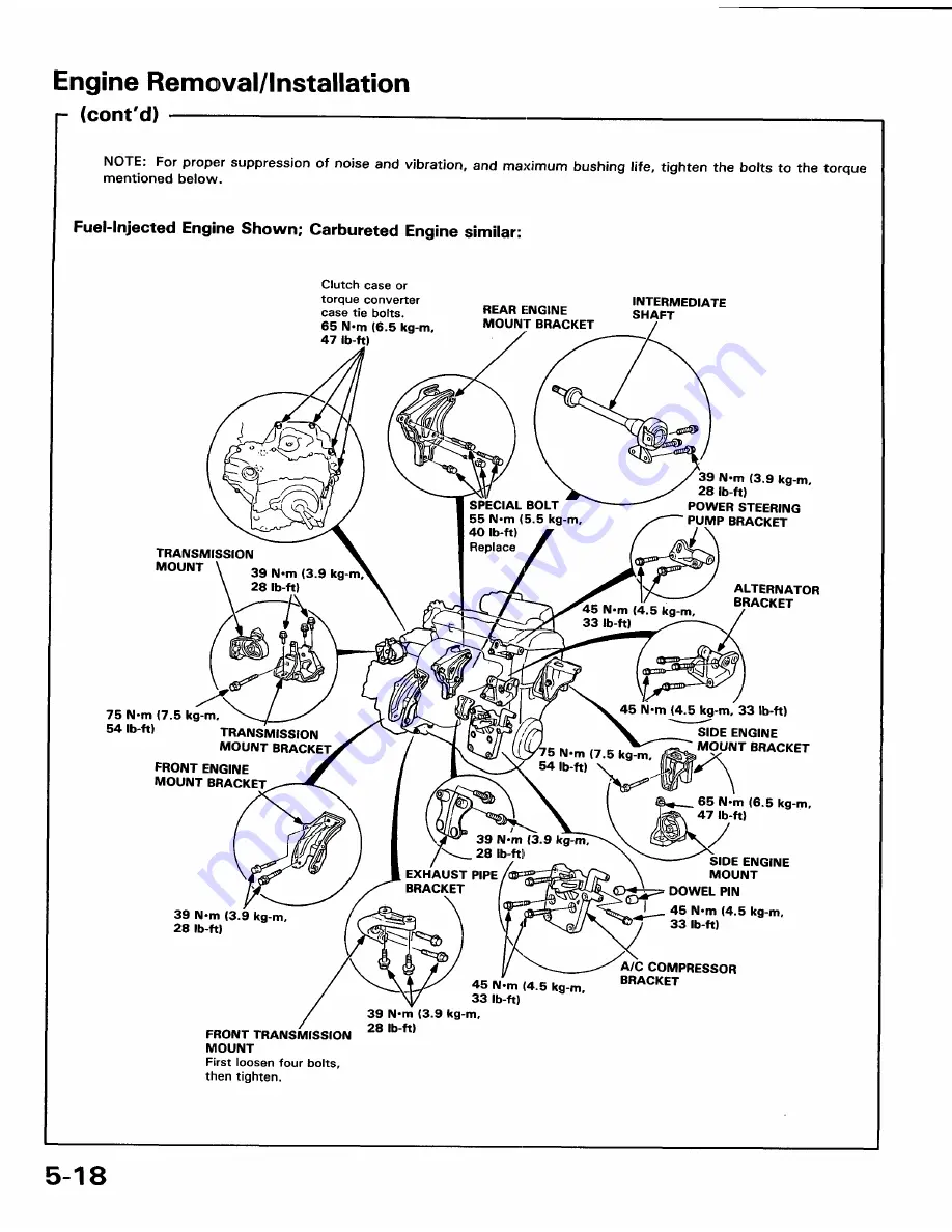 Honda 1989 Prelude Service Manual Download Page 67