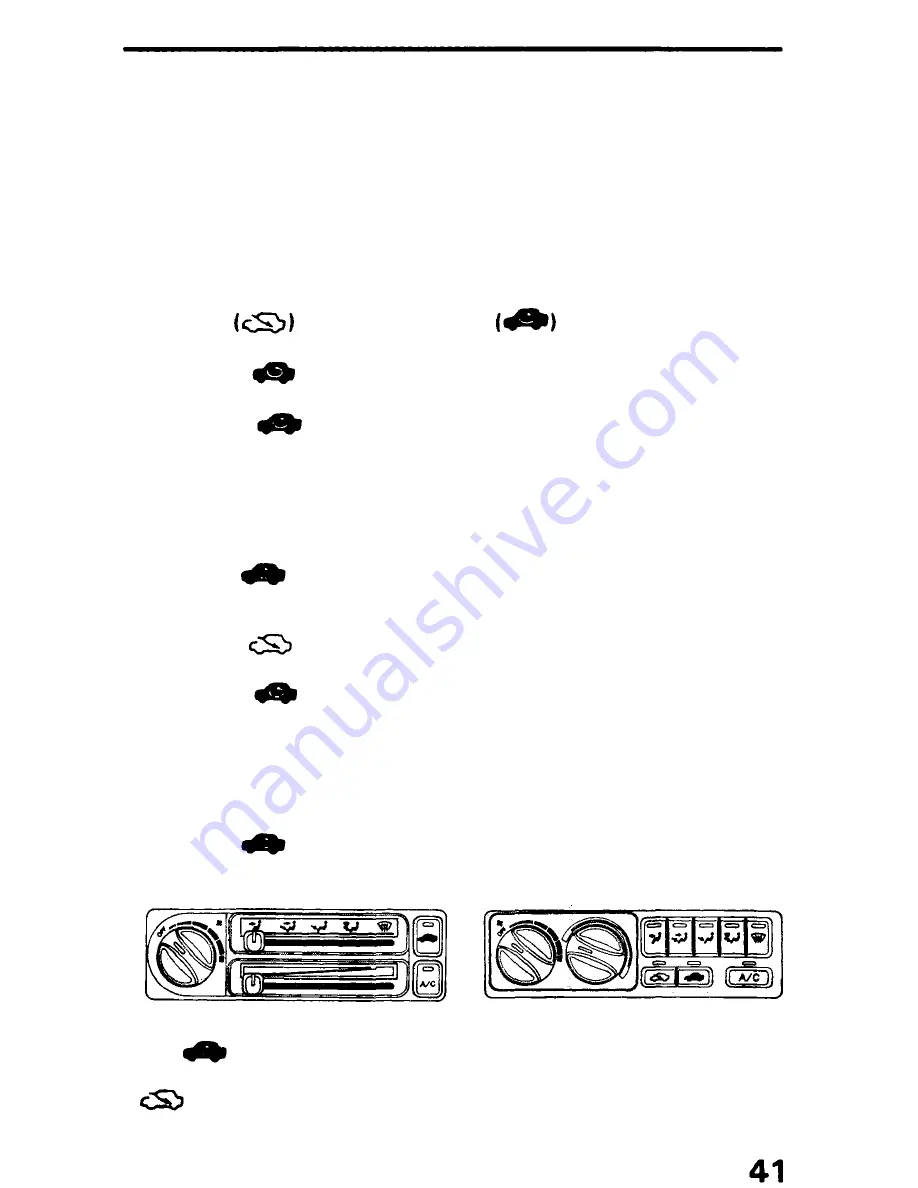 Honda 1990 Accord Coupe Owner'S Manual Download Page 42