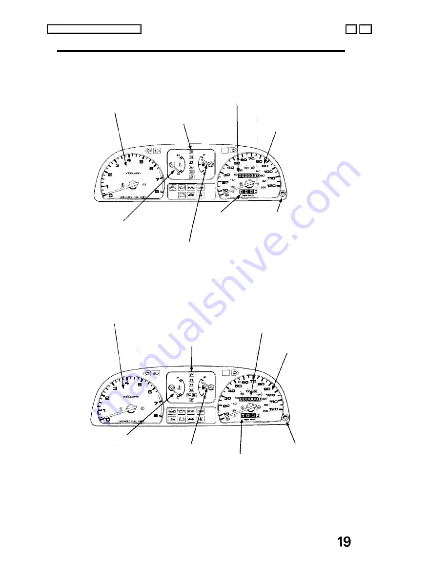 Honda 1990 Civic Wagon 4WD Owner'S Manual Download Page 20