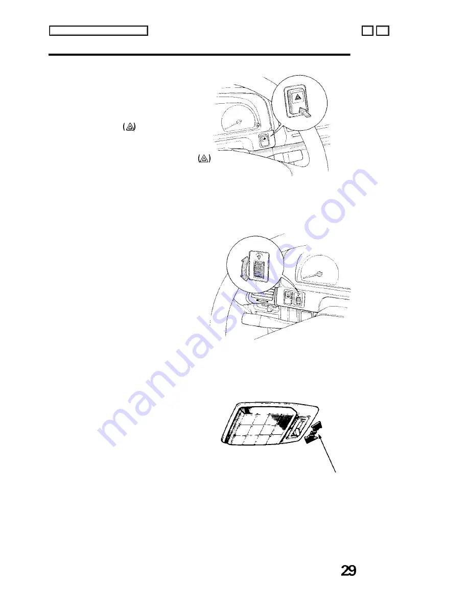 Honda 1990 Civic Wagon 4WD Owner'S Manual Download Page 30