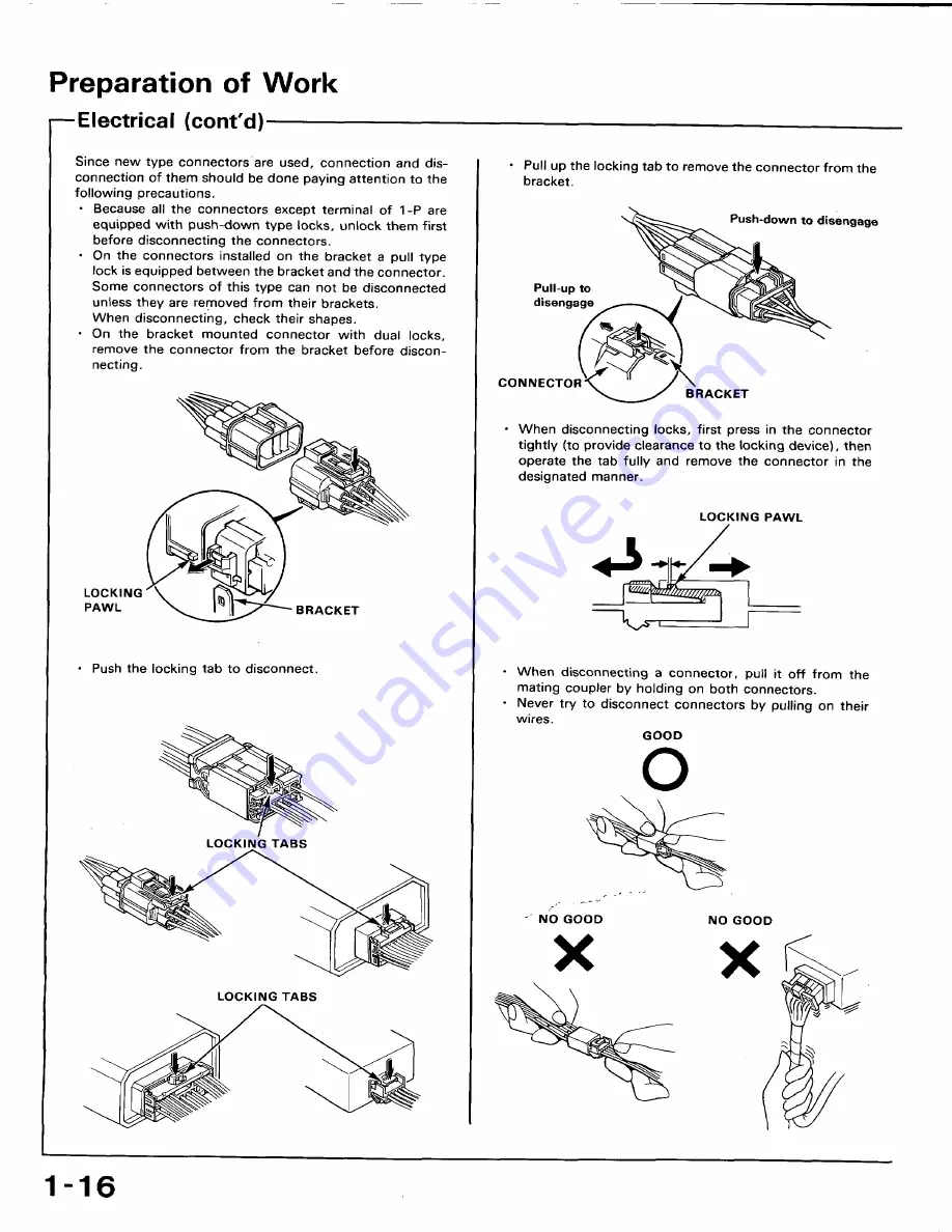 Honda 1991 Accord Aero Deck
1992 Accord Скачать руководство пользователя страница 19