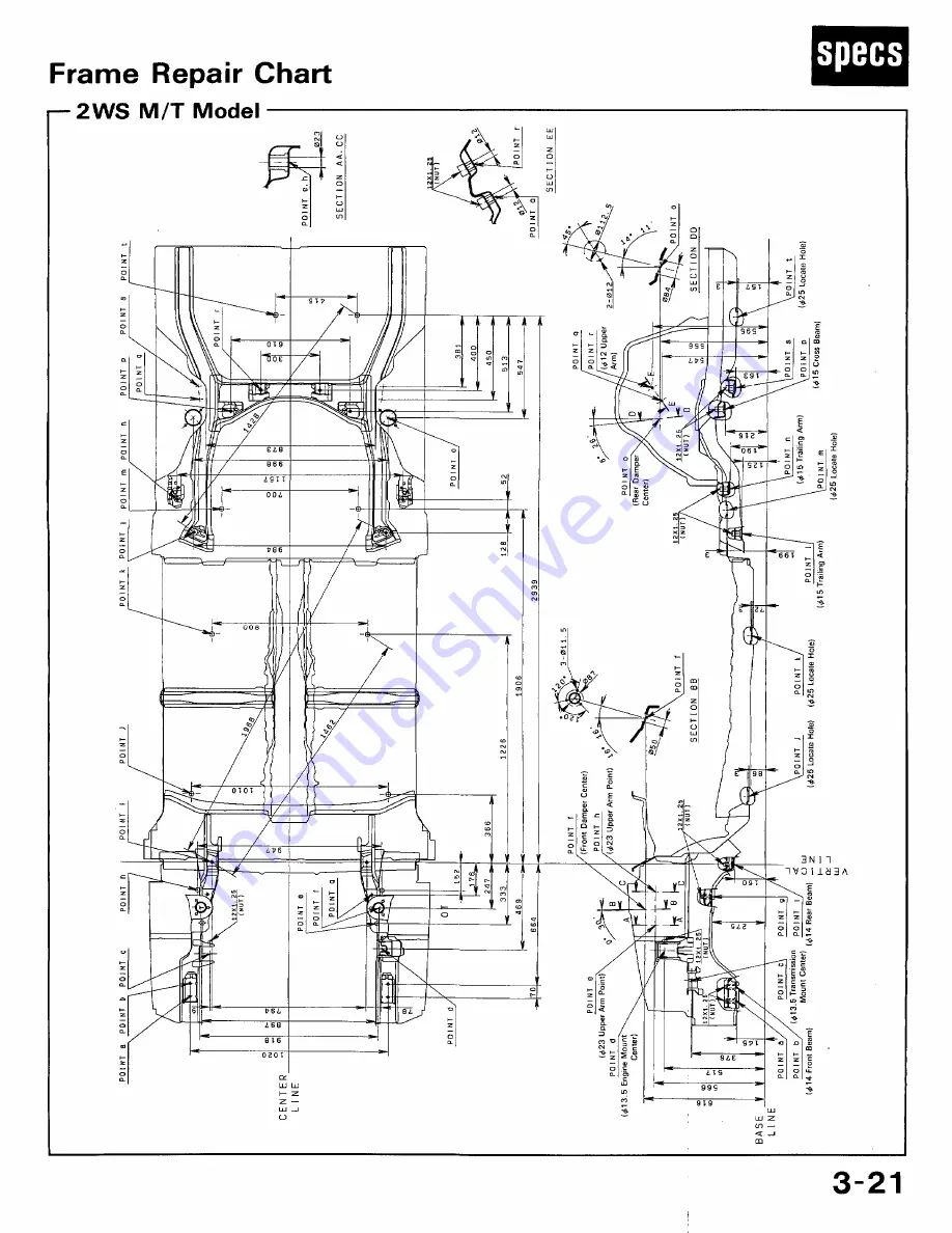 Honda 1991 Accord Aero Deck
1992 Accord Скачать руководство пользователя страница 50