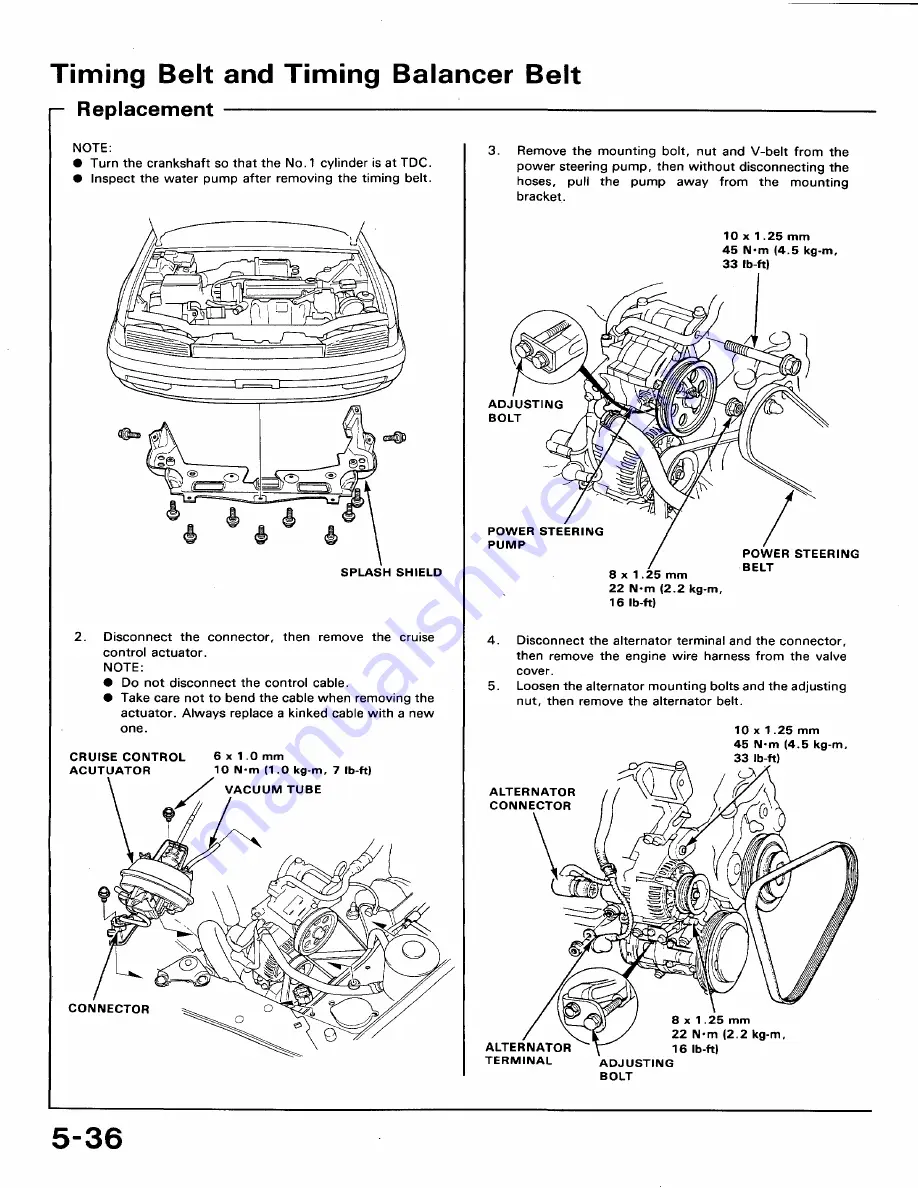 Honda 1991 Accord Aero Deck
1992 Accord Скачать руководство пользователя страница 96