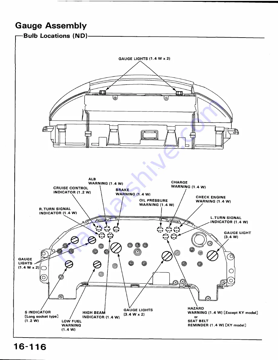 Honda 1991 Accord Aero Deck
1992 Accord Repair Manual Download Page 1016