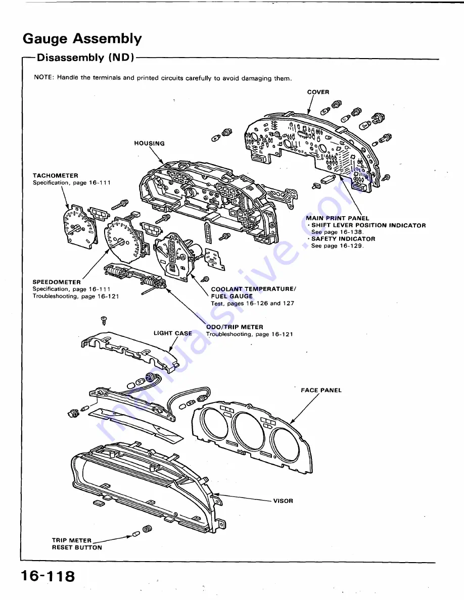 Honda 1991 Accord Aero Deck
1992 Accord Скачать руководство пользователя страница 1018