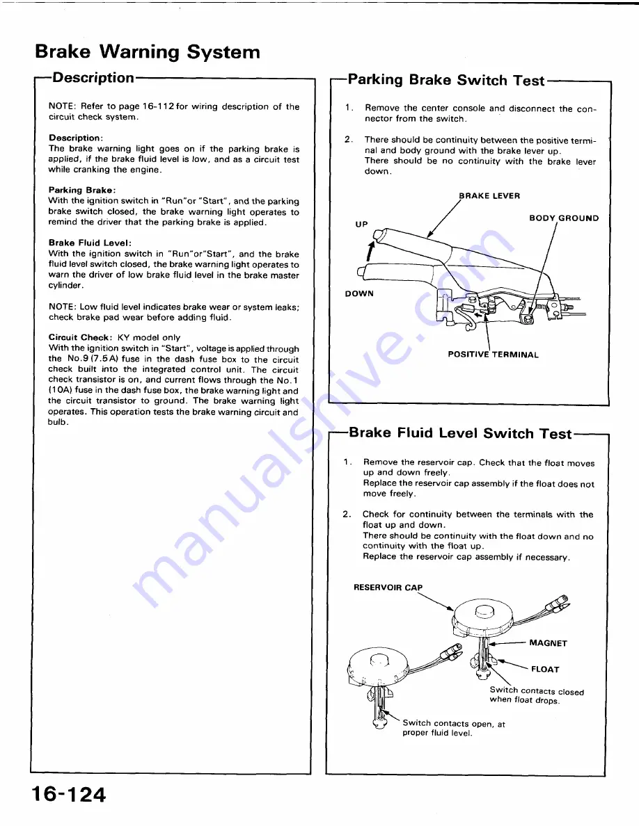 Honda 1991 Accord Aero Deck
1992 Accord Repair Manual Download Page 1024