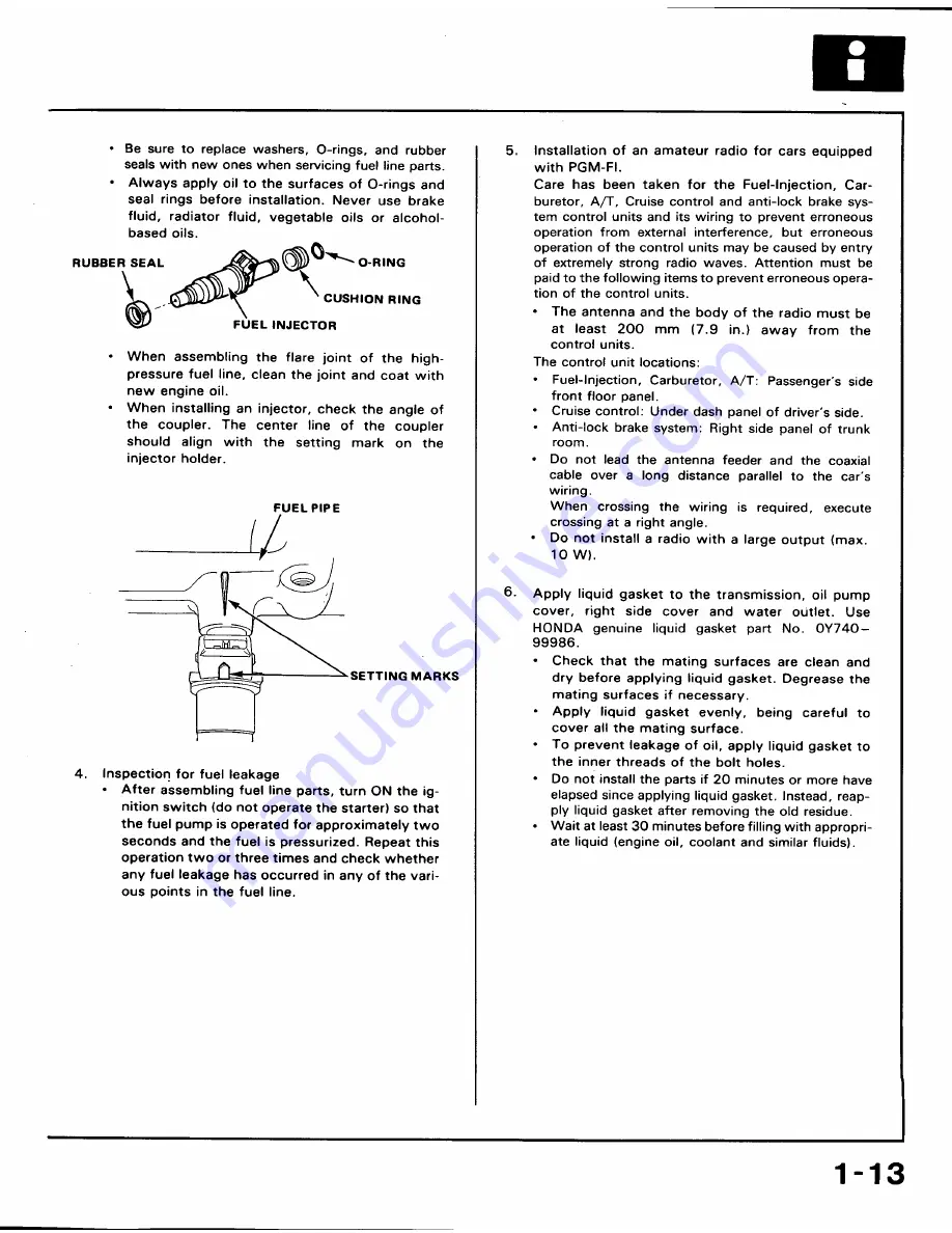 Honda 1991 Accord Aero Deck
1992 Accord Repair Manual Download Page 1070