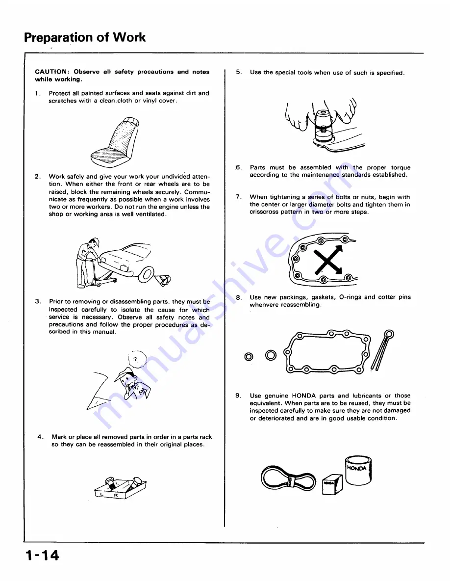 Honda 1991 Accord Aero Deck
1992 Accord Скачать руководство пользователя страница 1071