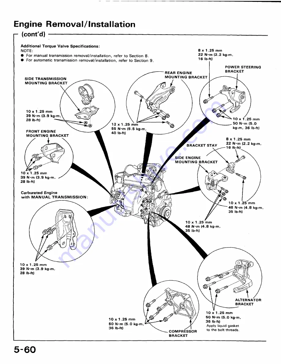 Honda 1991 Accord Aero Deck
1992 Accord Repair Manual Download Page 118