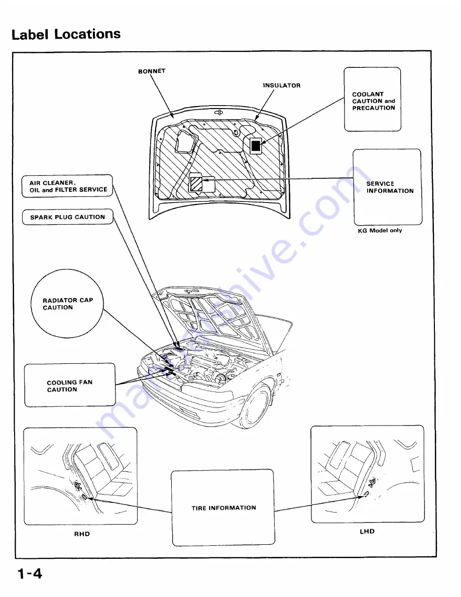 Honda 1991 Accord Aero Deck
1992 Accord Скачать руководство пользователя страница 1209