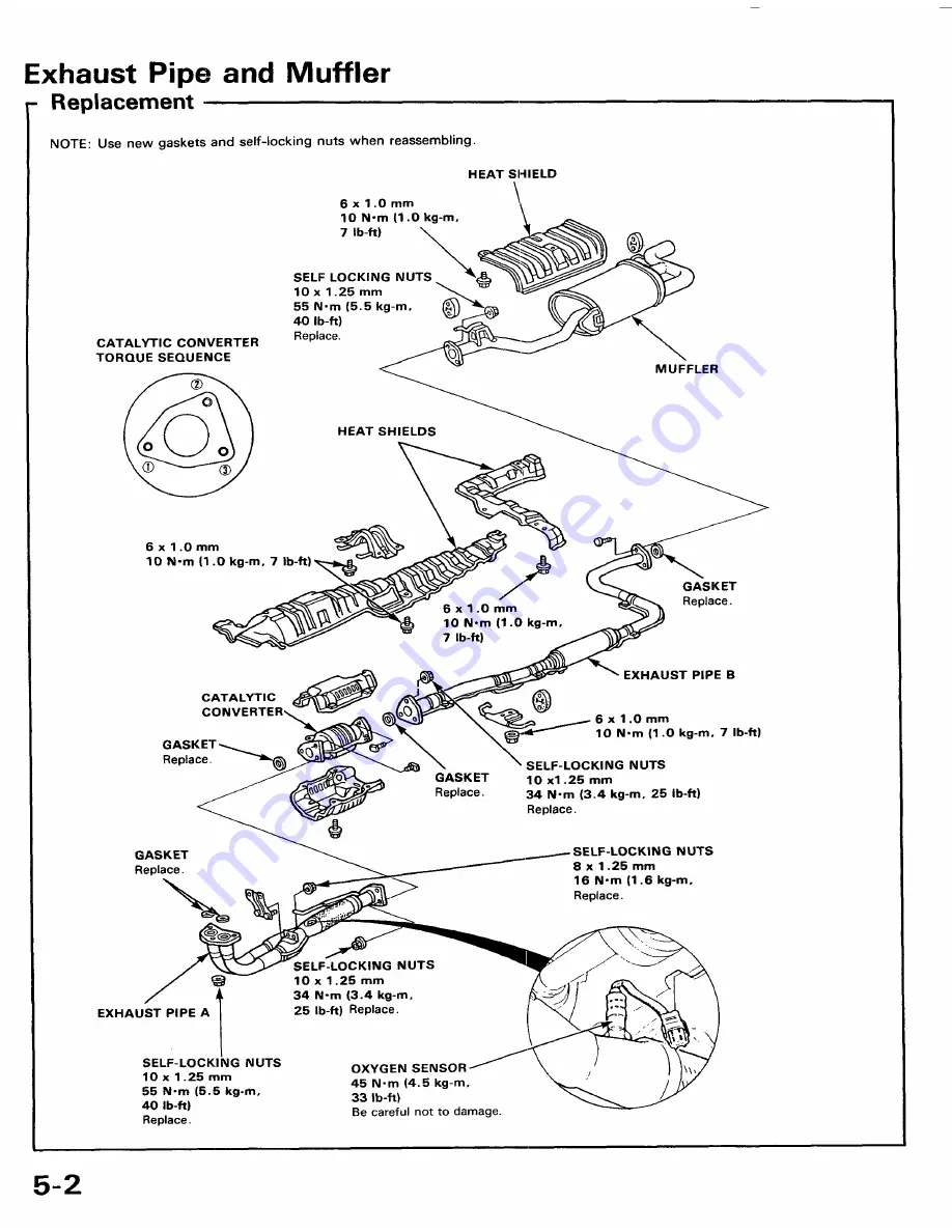 Honda 1991 Accord Aero Deck
1992 Accord Repair Manual Download Page 1239