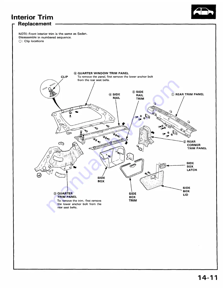 Honda 1991 Accord Aero Deck
1992 Accord Скачать руководство пользователя страница 1247