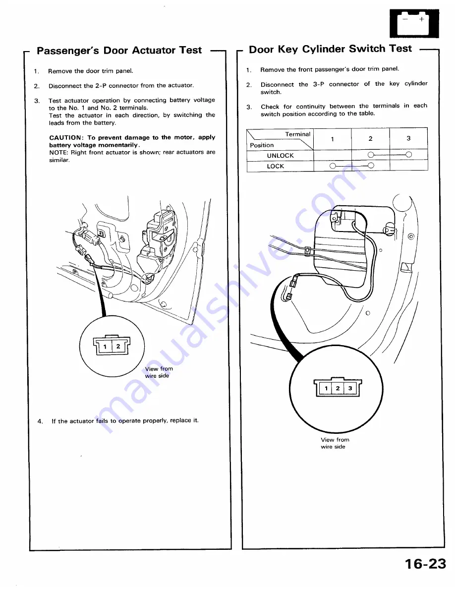 Honda 1991 Accord Aero Deck
1992 Accord Repair Manual Download Page 1267