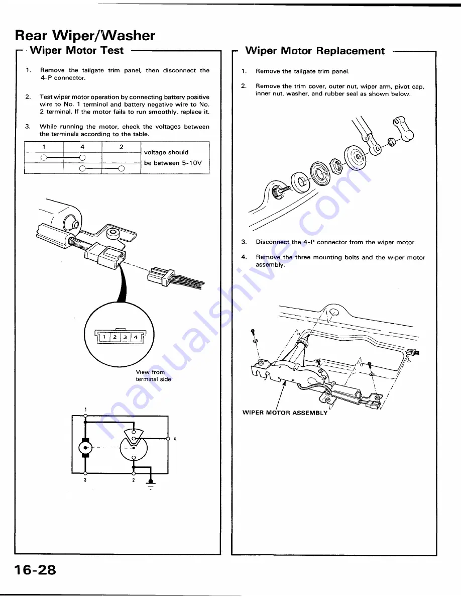 Honda 1991 Accord Aero Deck
1992 Accord Repair Manual Download Page 1274