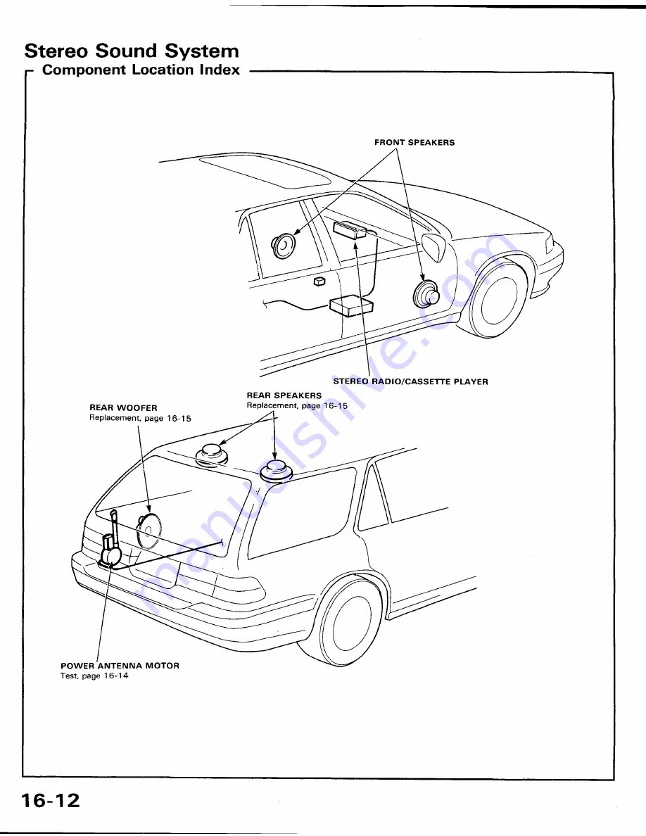 Honda 1991 Accord Aero Deck
1992 Accord Repair Manual Download Page 1279