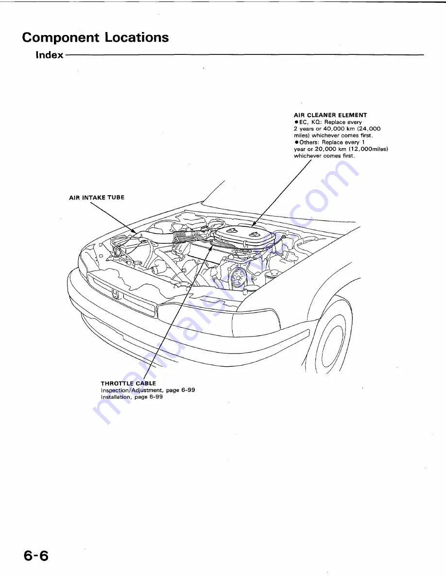 Honda 1991 Accord Aero Deck
1992 Accord Repair Manual Download Page 140