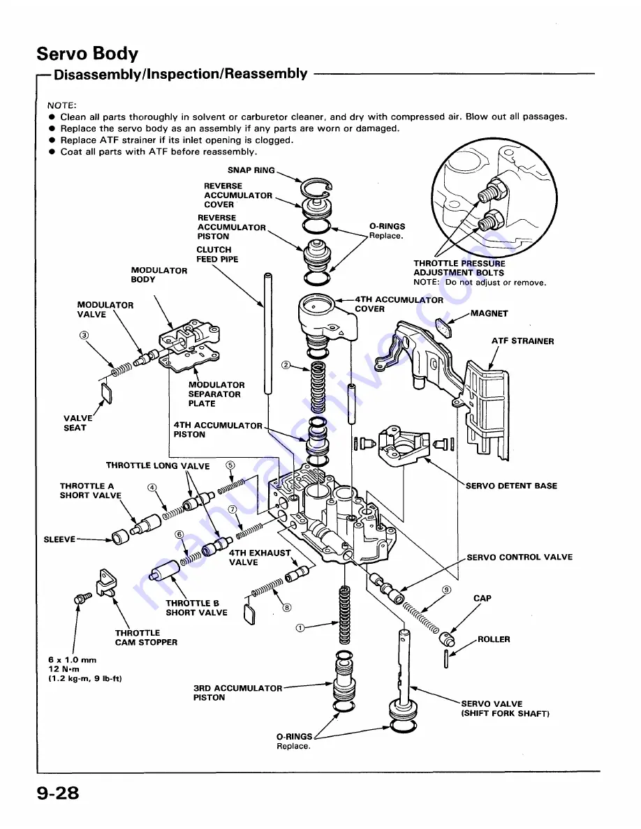 Honda 1991 Accord Aero Deck
1992 Accord Скачать руководство пользователя страница 1414