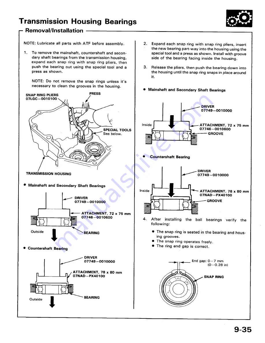 Honda 1991 Accord Aero Deck
1992 Accord Скачать руководство пользователя страница 1421