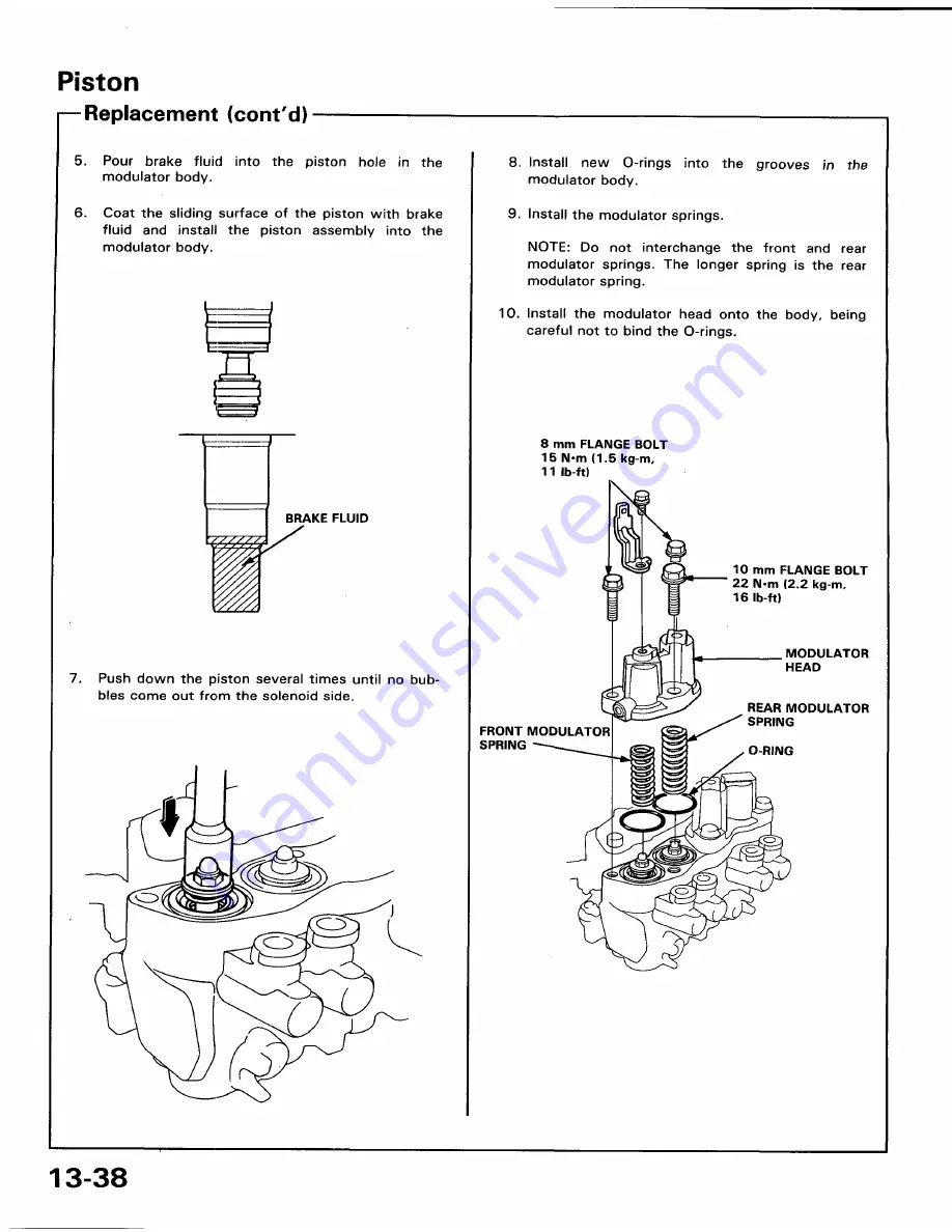 Honda 1991 Accord Aero Deck
1992 Accord Repair Manual Download Page 1536