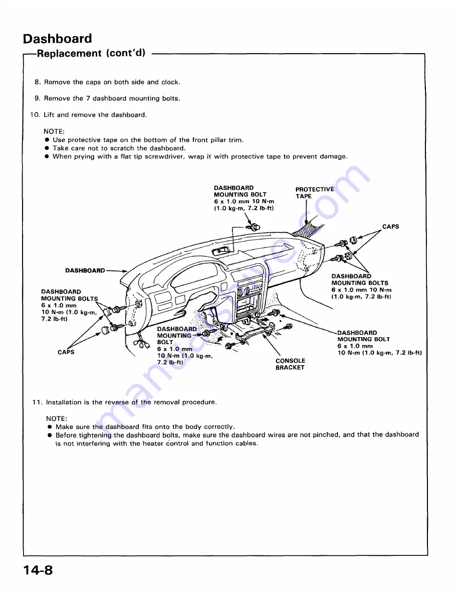 Honda 1991 Accord Aero Deck
1992 Accord Скачать руководство пользователя страница 1547