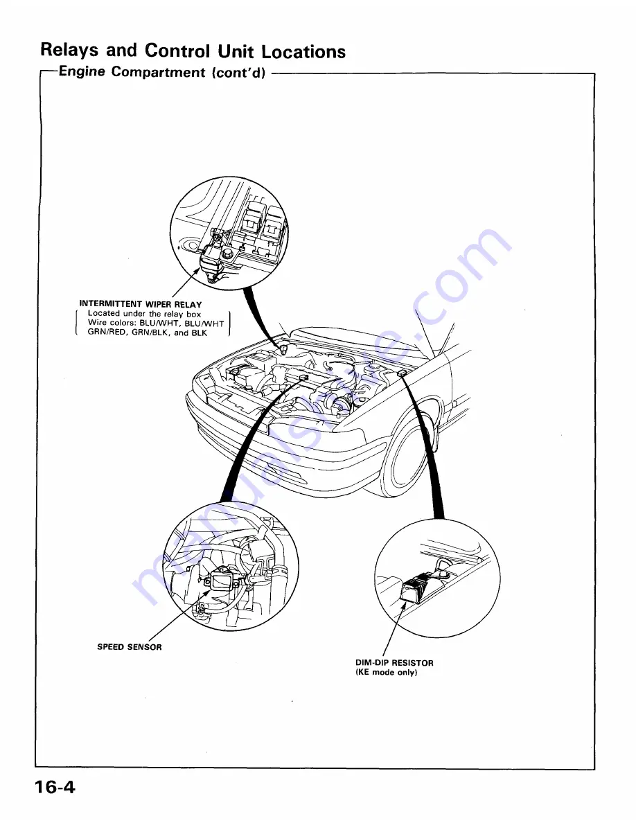 Honda 1991 Accord Aero Deck
1992 Accord Repair Manual Download Page 1557