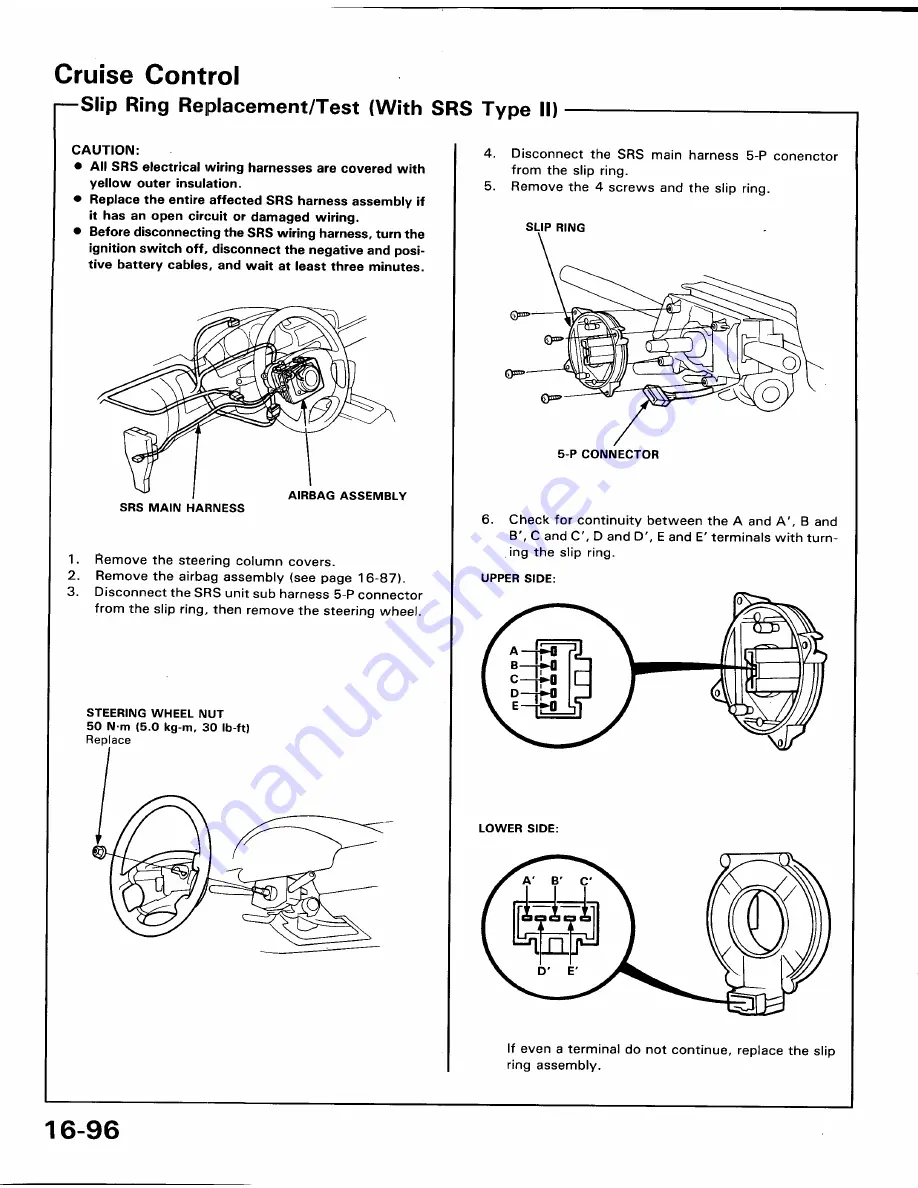 Honda 1991 Accord Aero Deck
1992 Accord Repair Manual Download Page 1647