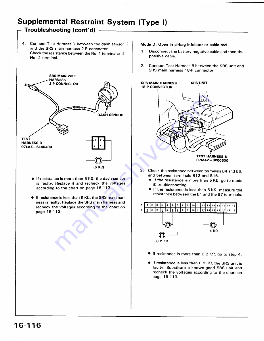 Honda 1991 Accord Aero Deck
1992 Accord Скачать руководство пользователя страница 1667