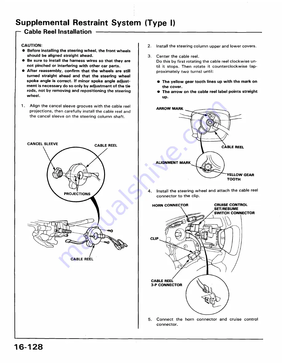 Honda 1991 Accord Aero Deck
1992 Accord Repair Manual Download Page 1680