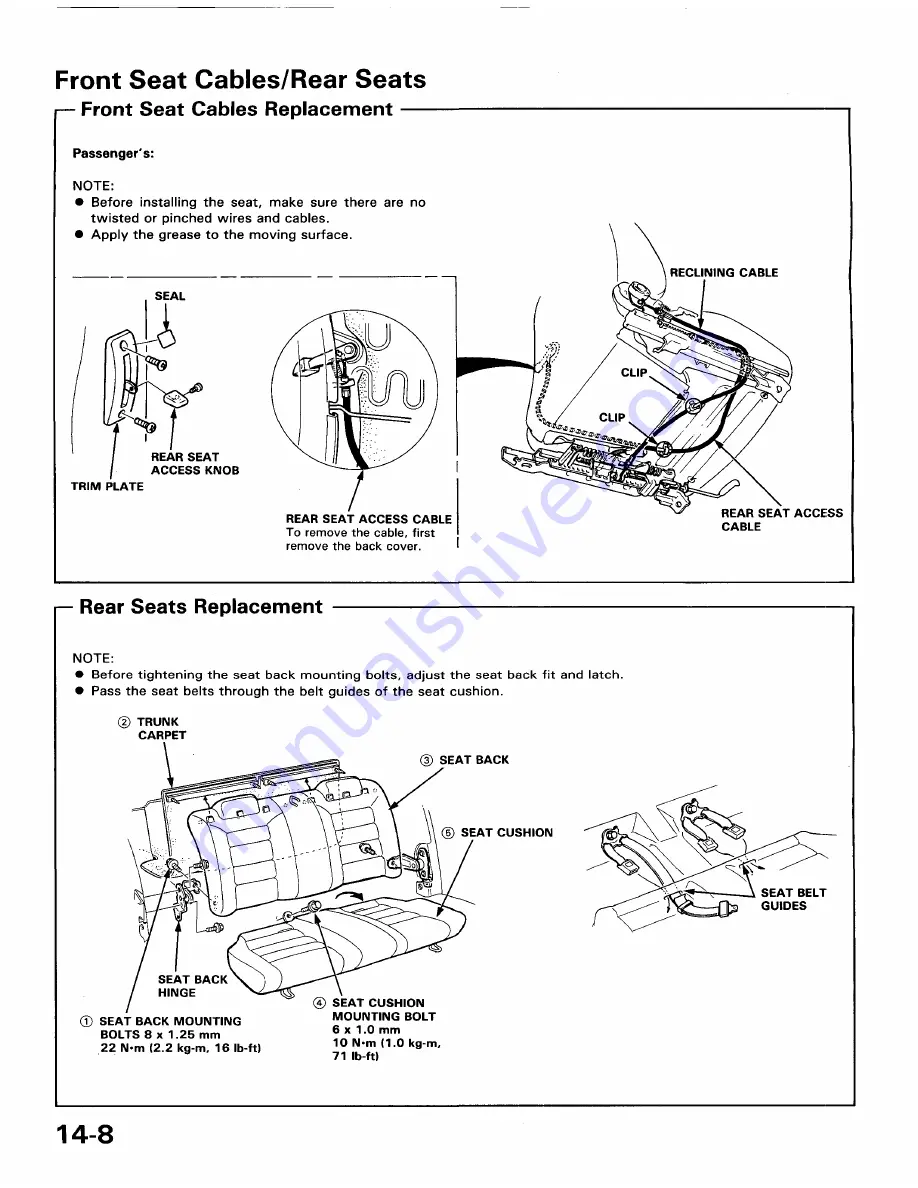 Honda 1991 Accord Aero Deck
1992 Accord Скачать руководство пользователя страница 1785